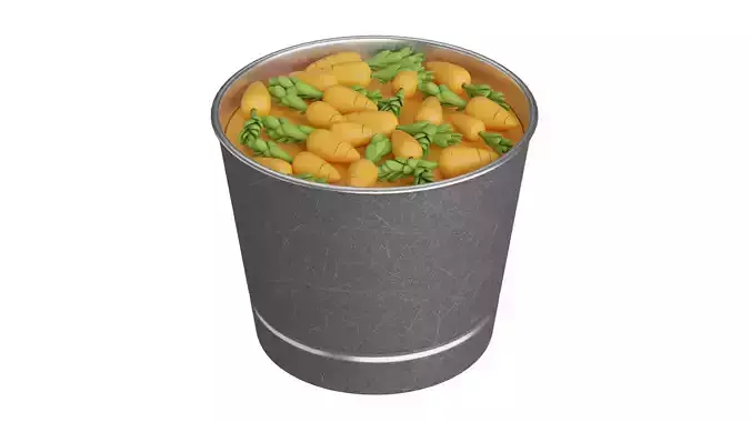Carrot Basket 3D model
