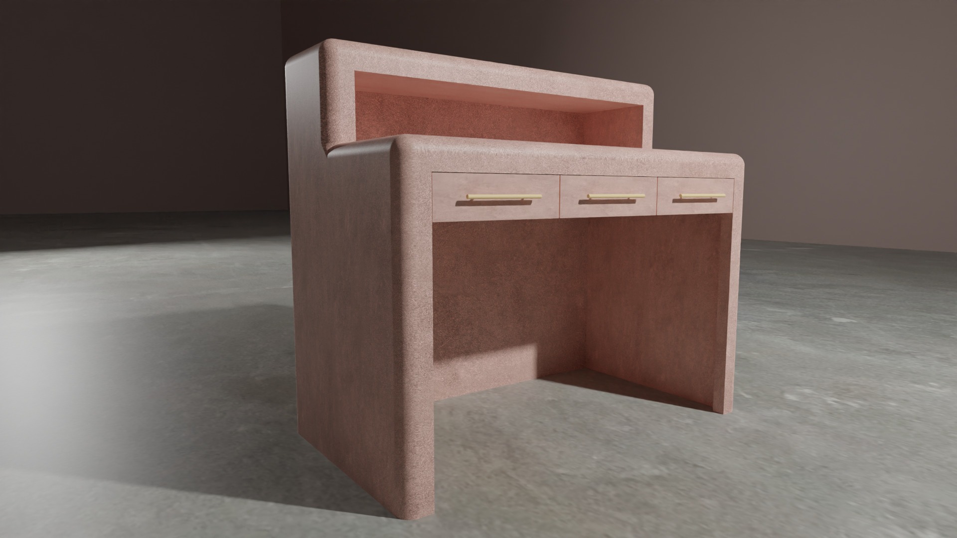 Mango Reception Desk by Path Design Free 3D model_1