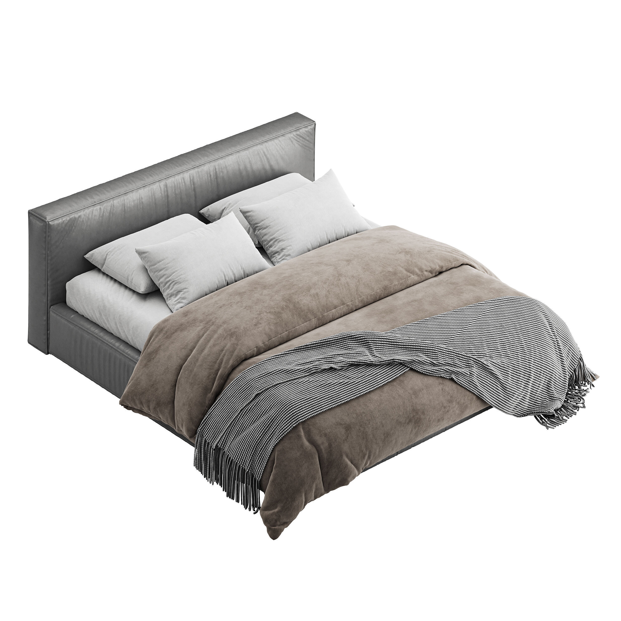 Jupiter slim BED 3D model_7