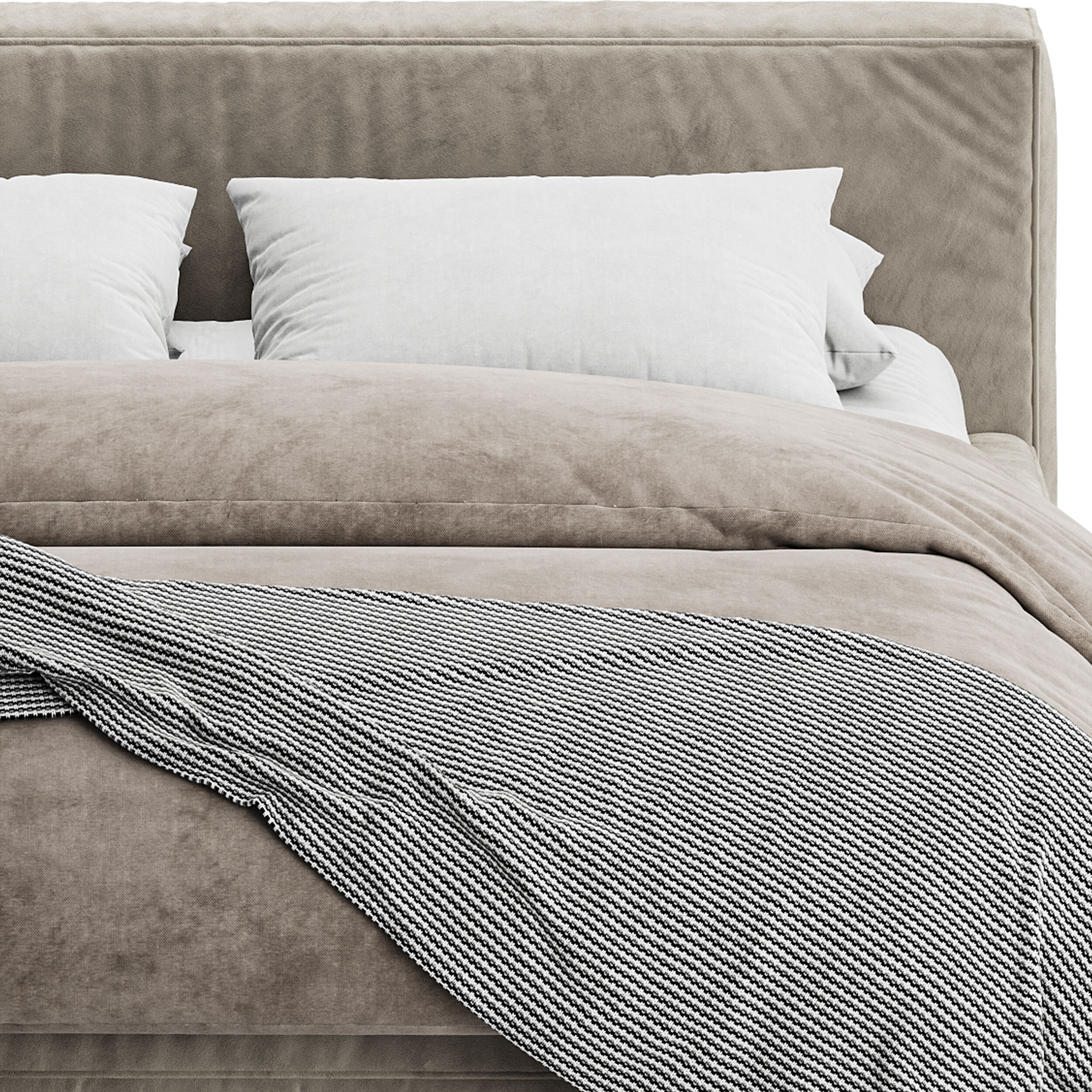 Jupiter slim BED 3D model_12