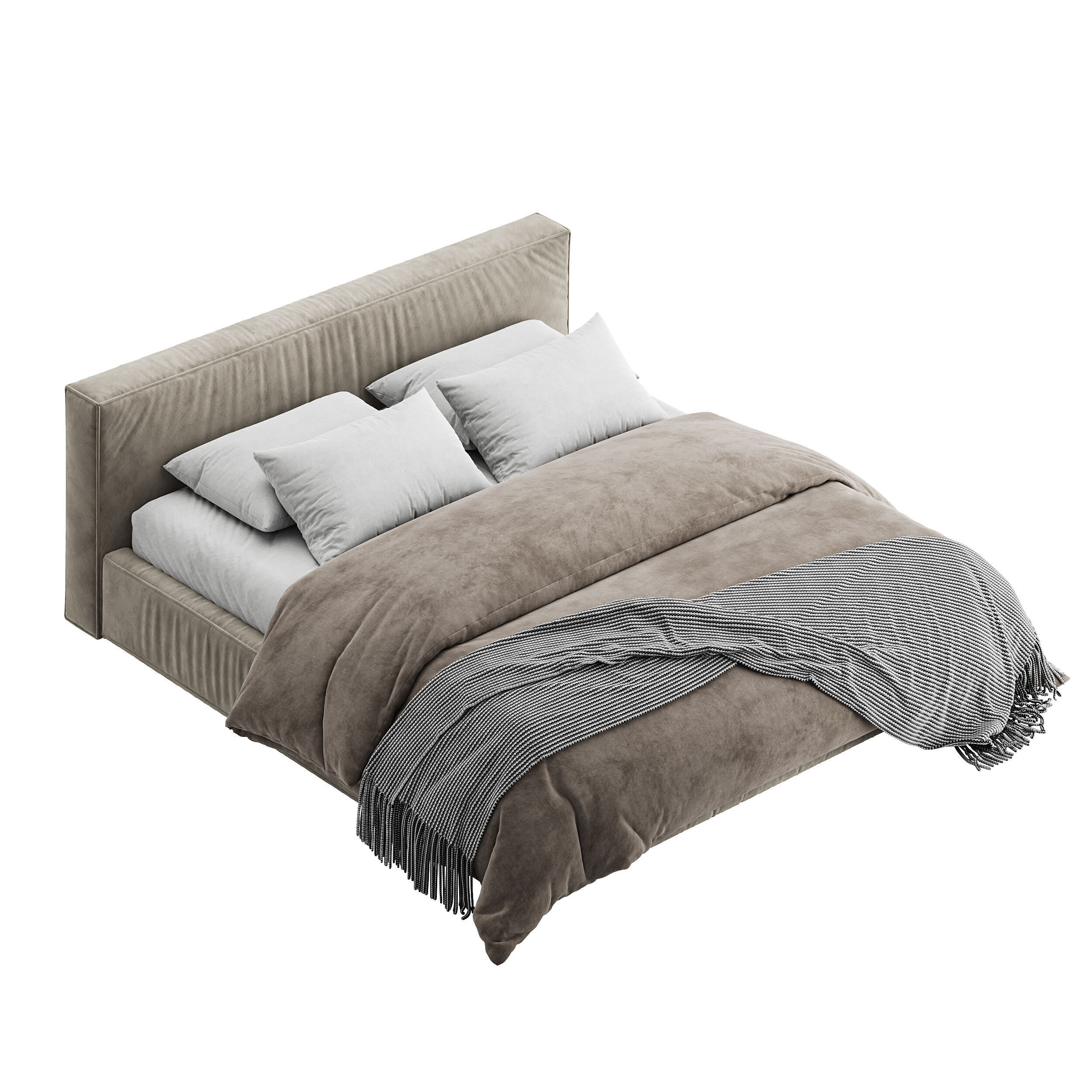 Jupiter slim BED 3D model_3