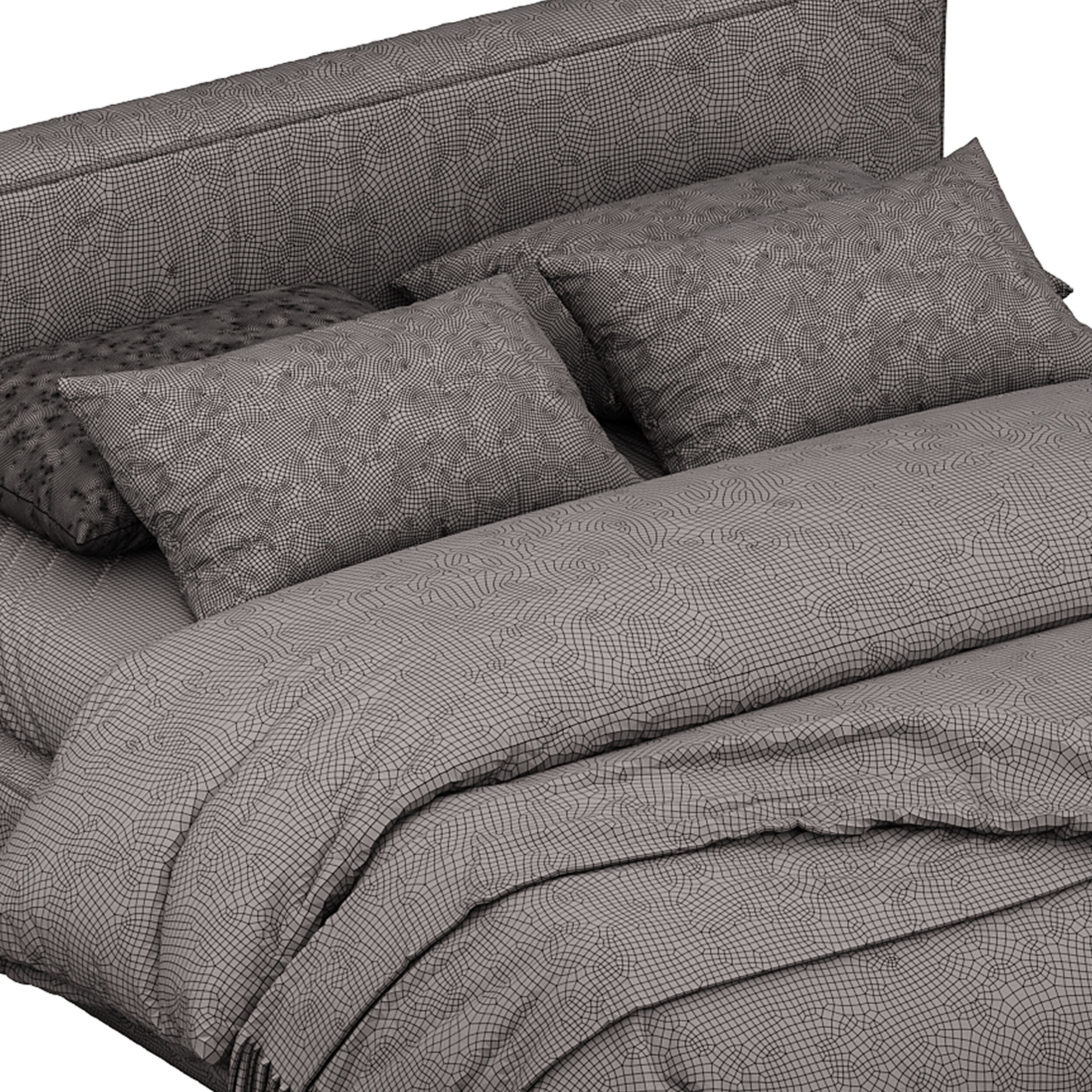 Jupiter slim BED 3D model_14