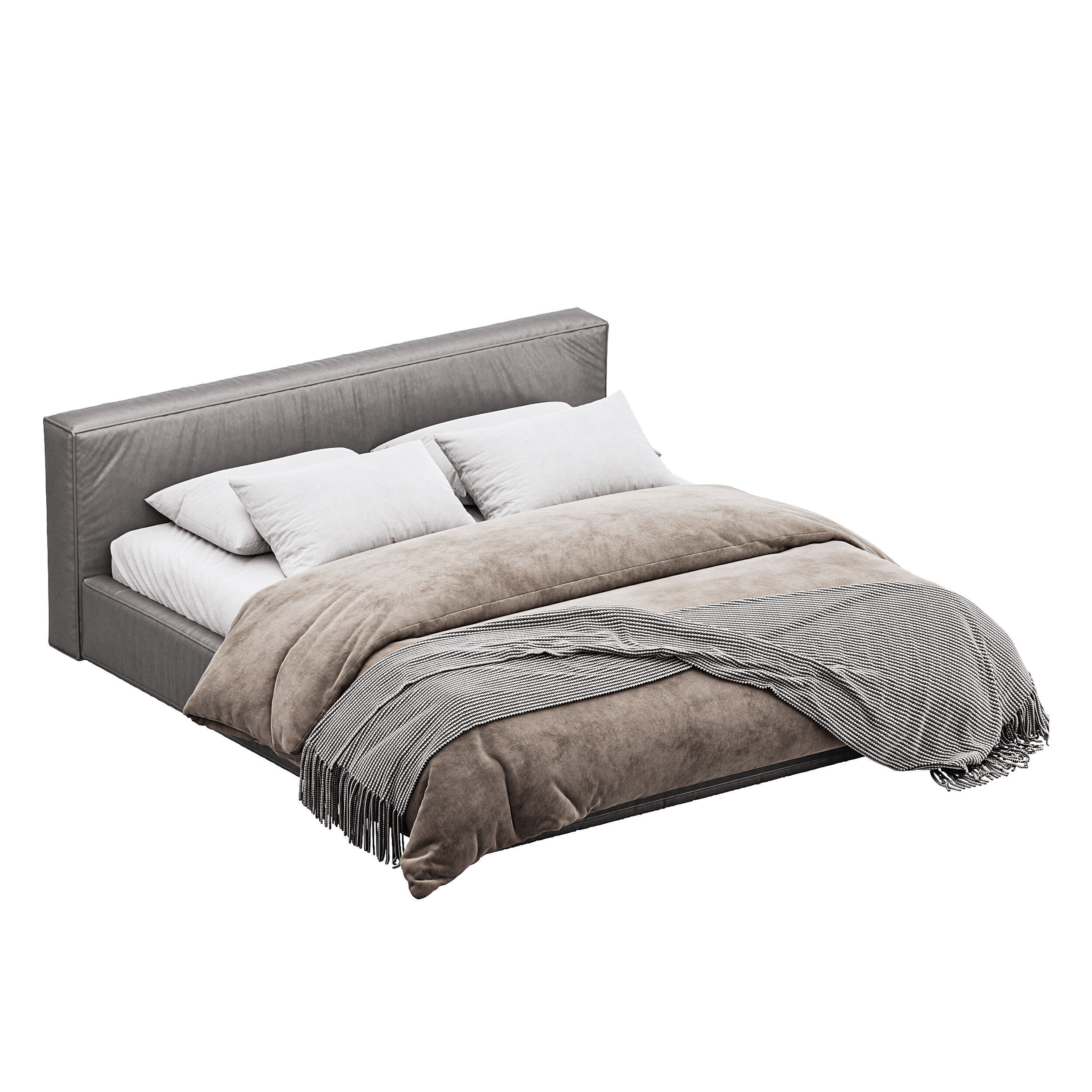 Jupiter slim BED 3D model_11