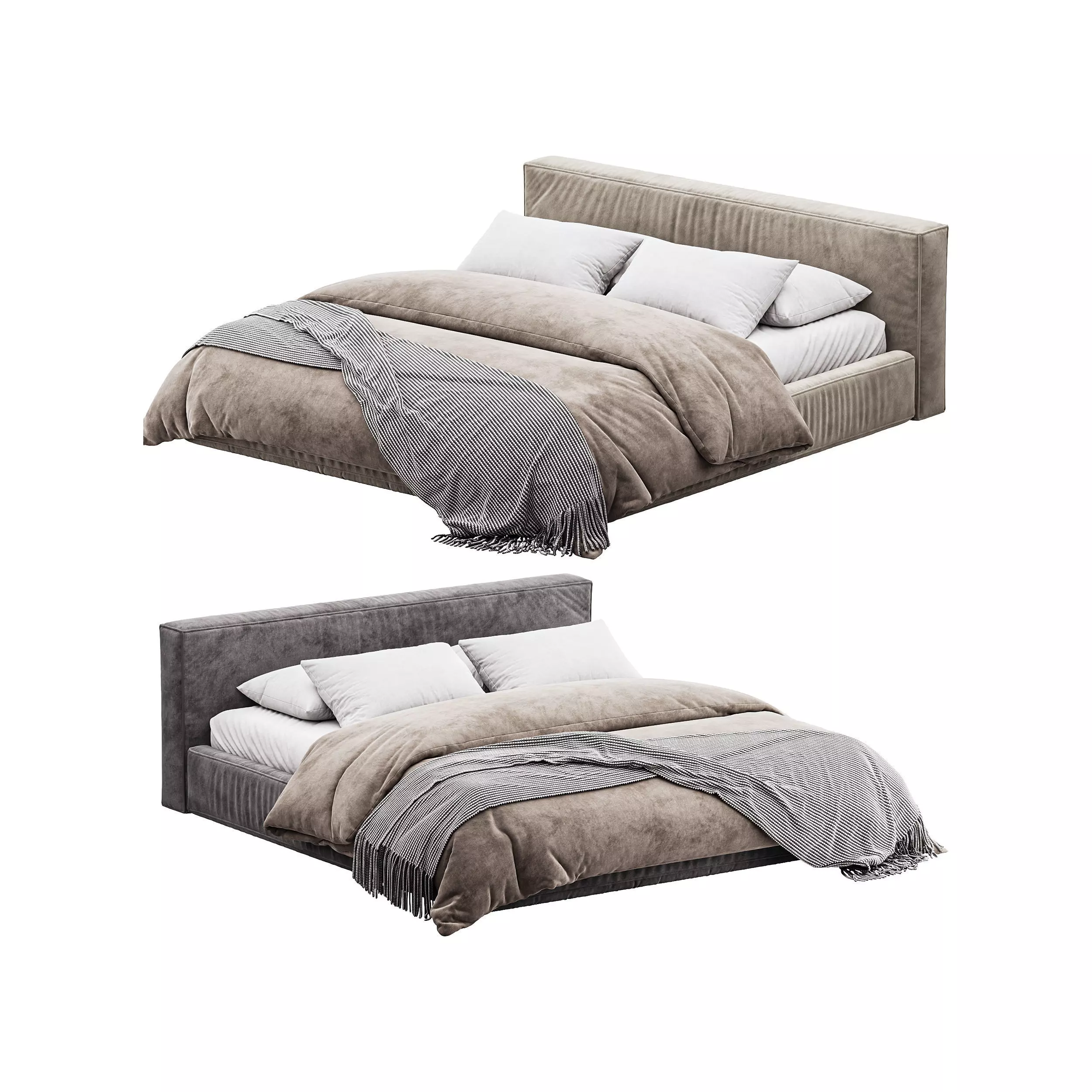 Jupiter slim BED 3D model_0