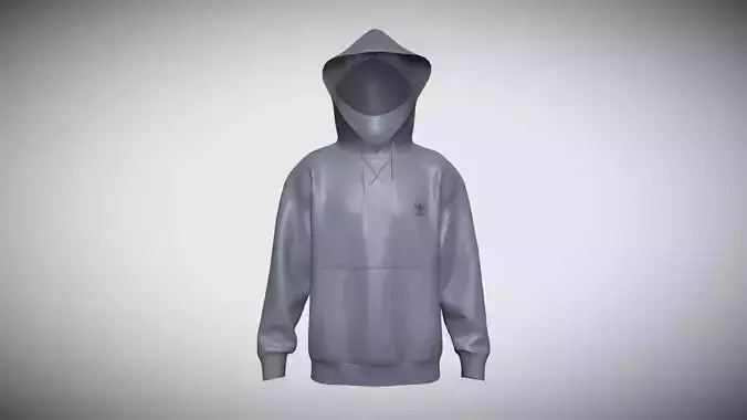 Adidas Featherweight Shmoofoil Hoodie In Low Poly