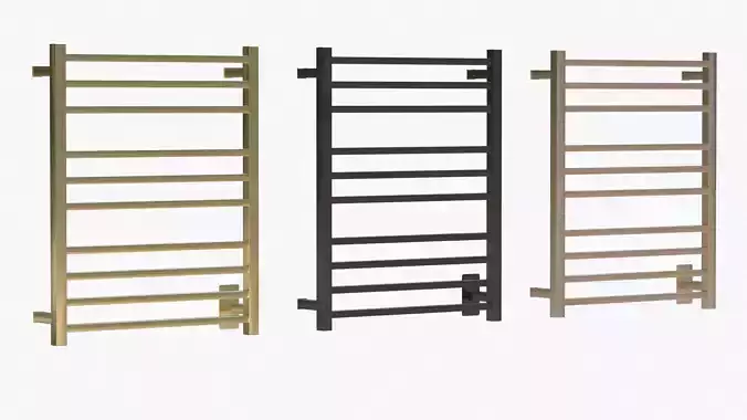 Electric Towel Warmer Chronos 3D model