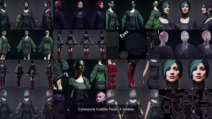 Cyberpunk Cultists Pack