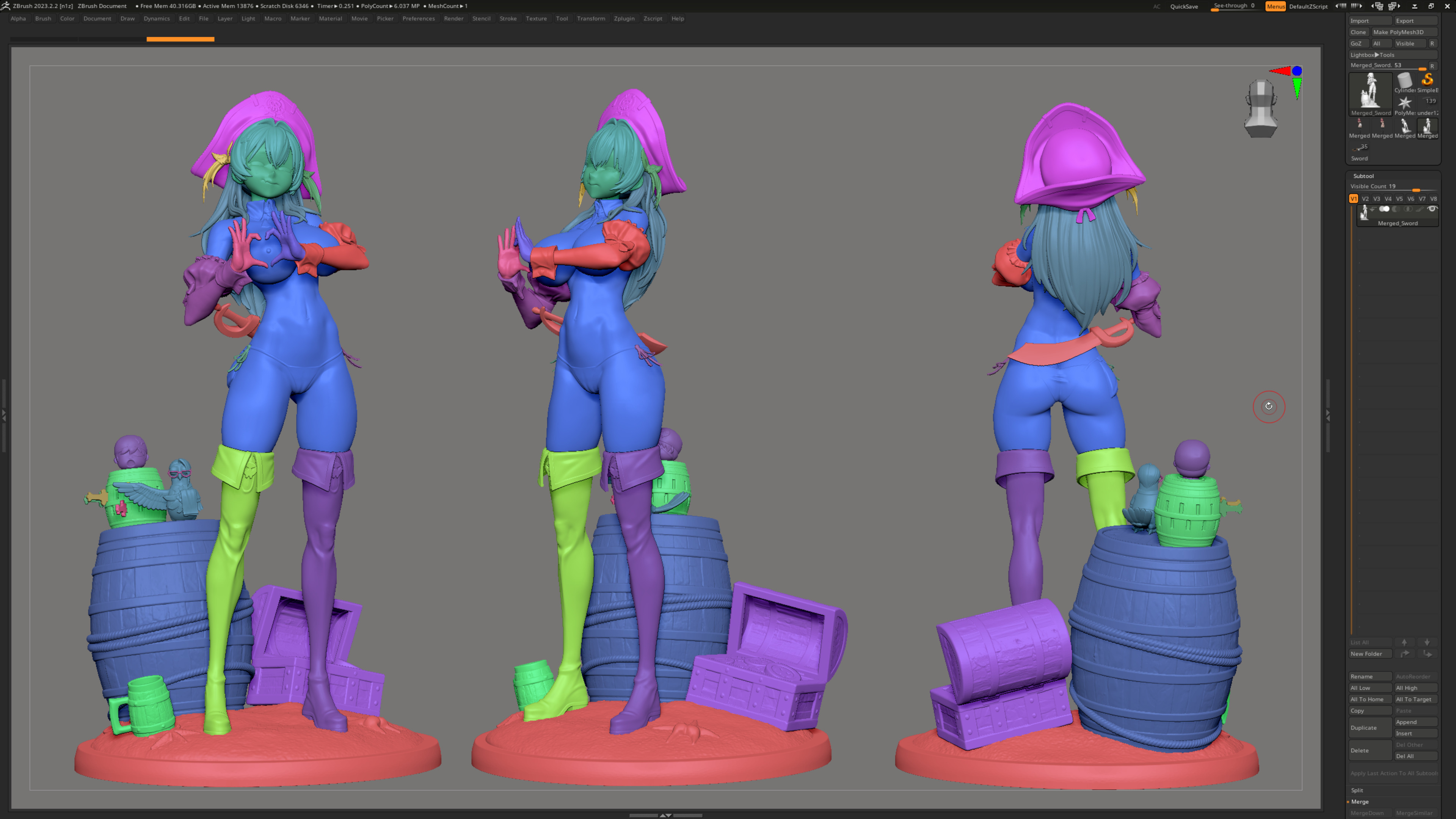 NIKKE MAST ROMANTIC MAID 3D print model_4