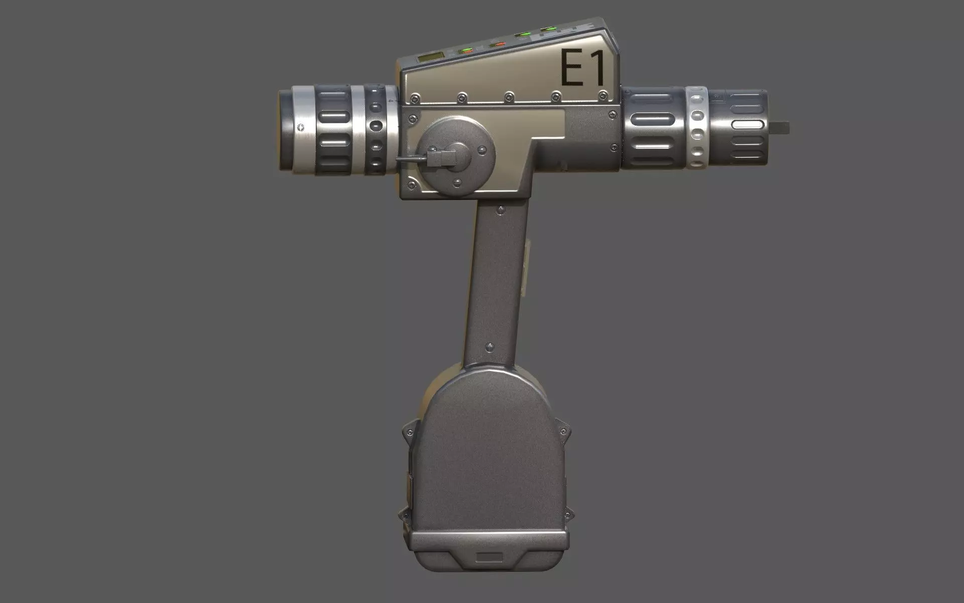 Nasa Pistol Grip Tool low poly Low-poly 3D model_0