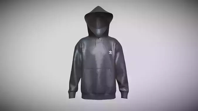 Adidas Trefoil Essentials Hoodie In Low Poly