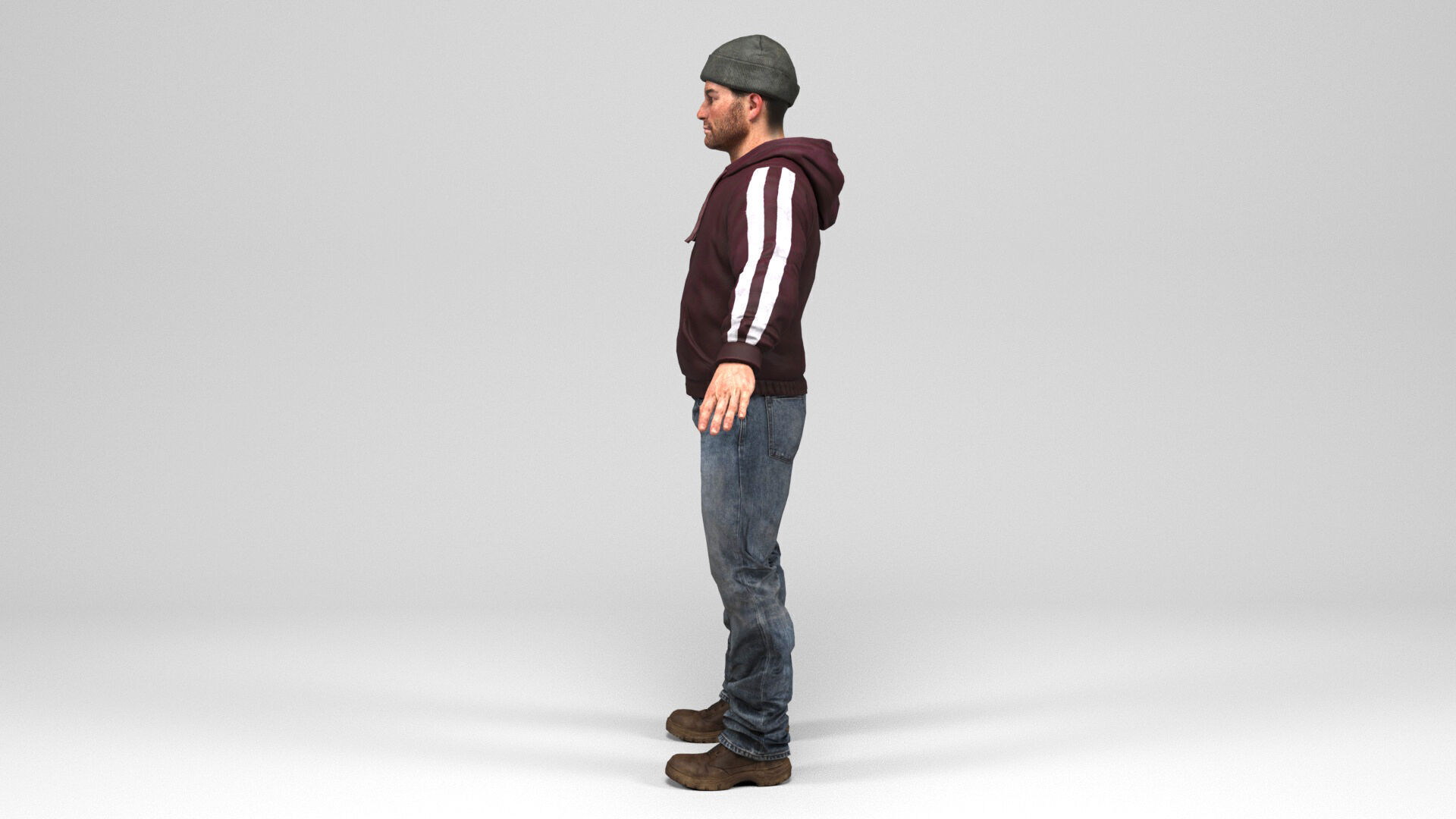 Man 3 Collection Low-poly 3D model_4