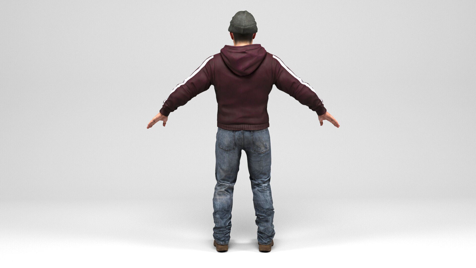 Man 3 Collection Low-poly 3D model_3