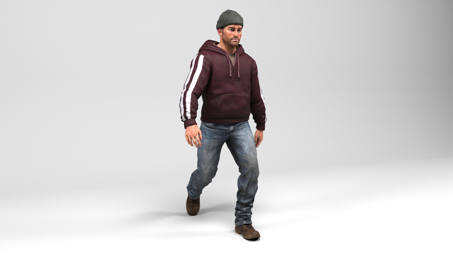 Man 3 Collection Low-poly 3D model_11