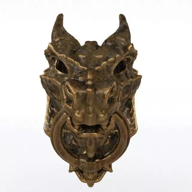 DRAGON DOOR HAND 3D model_0