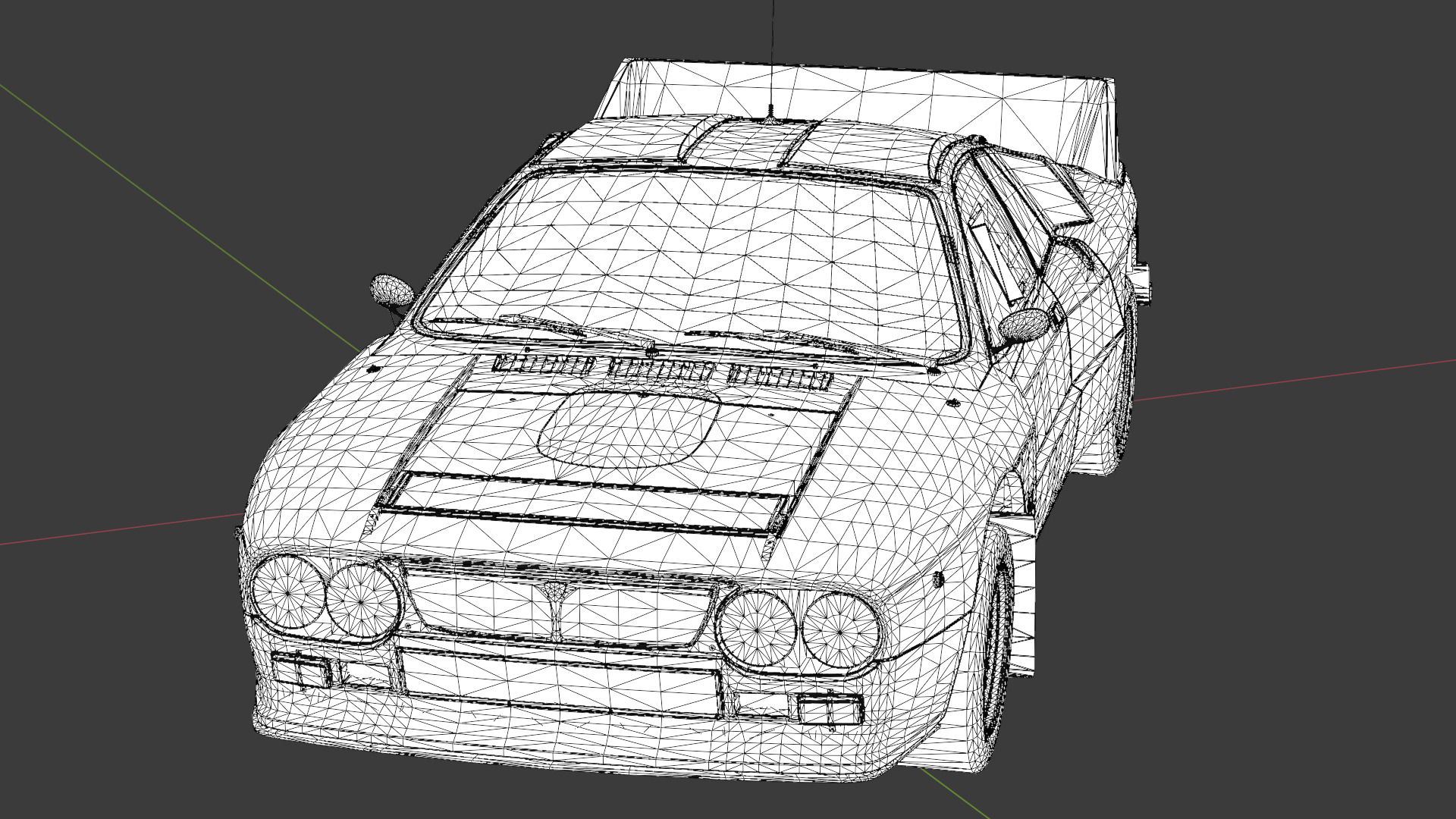 1984 Lancia 037 Rally 3D Model High-Quality Detailed Design Low-poly 3D model_12