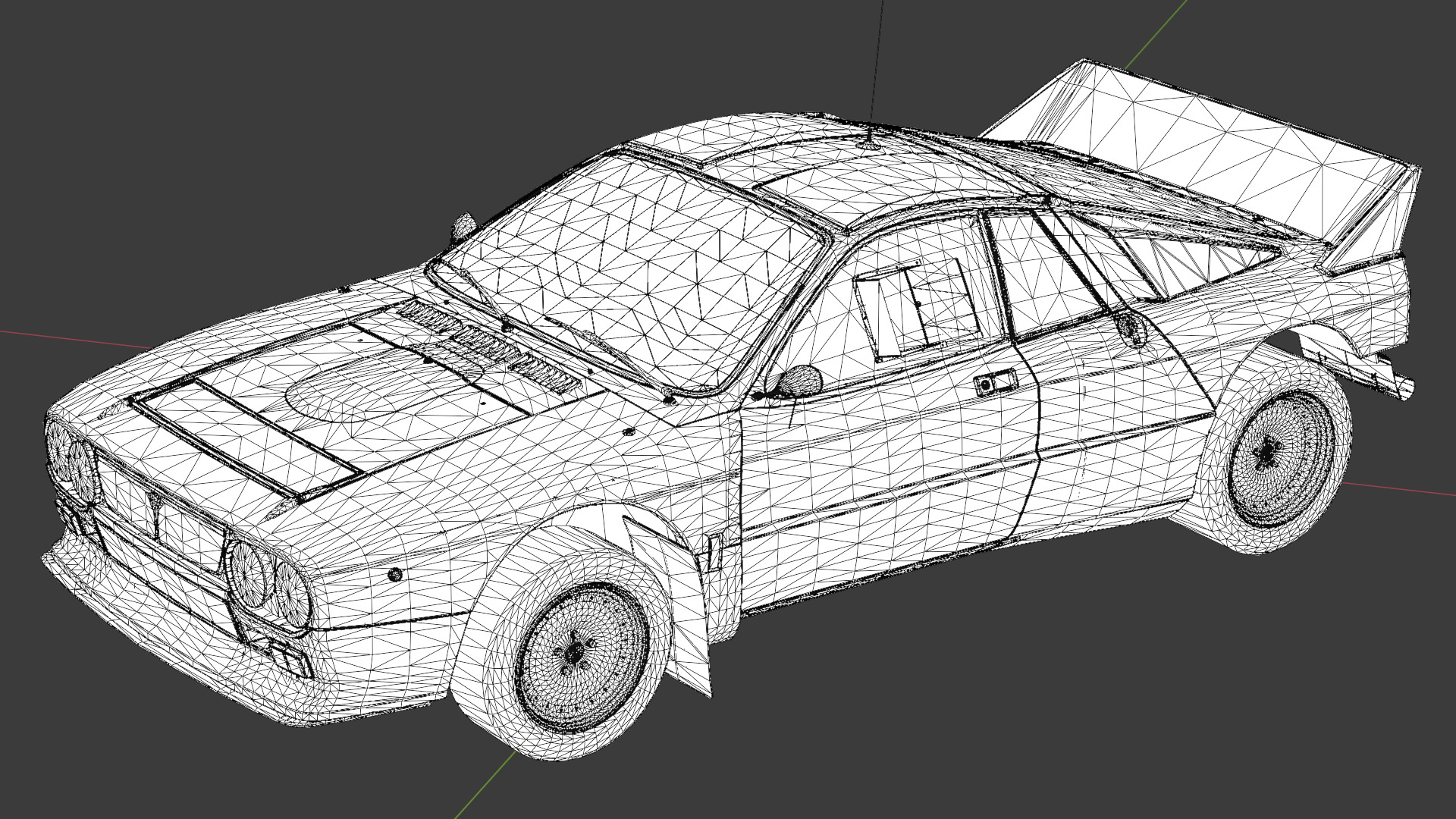 1984 Lancia 037 Rally 3D Model High-Quality Detailed Design Low-poly 3D model_19