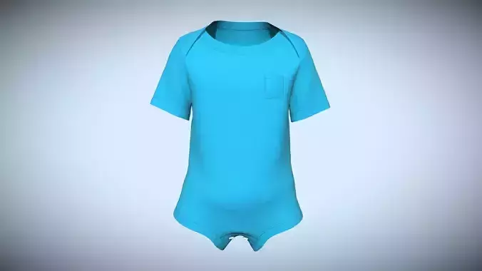 Baby Rompers-Kids Wear in Low Poly