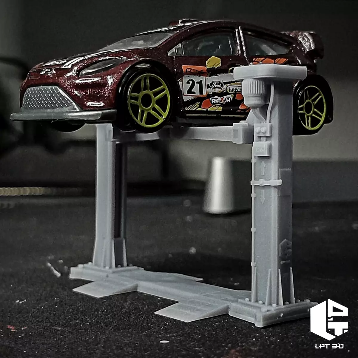 Automotive Lift 164 Scale - Includes Pre-Supported - For Diorama 3D print model