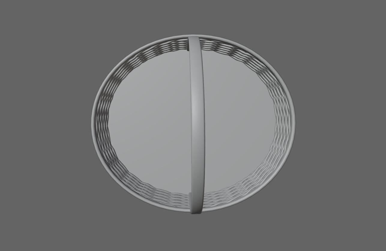 Straw Basket - Cesta de Palha 3D model_15