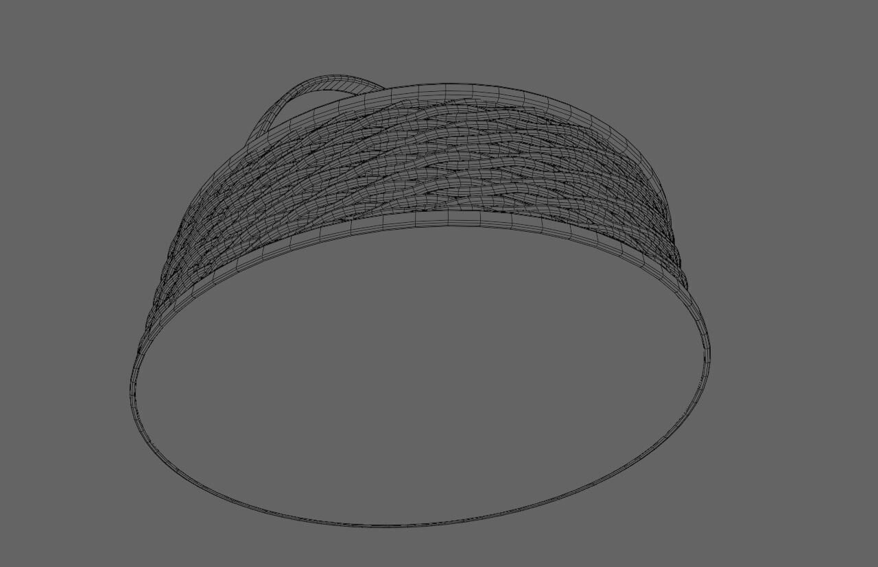 Straw Basket - Cesta de Palha 3D model_18