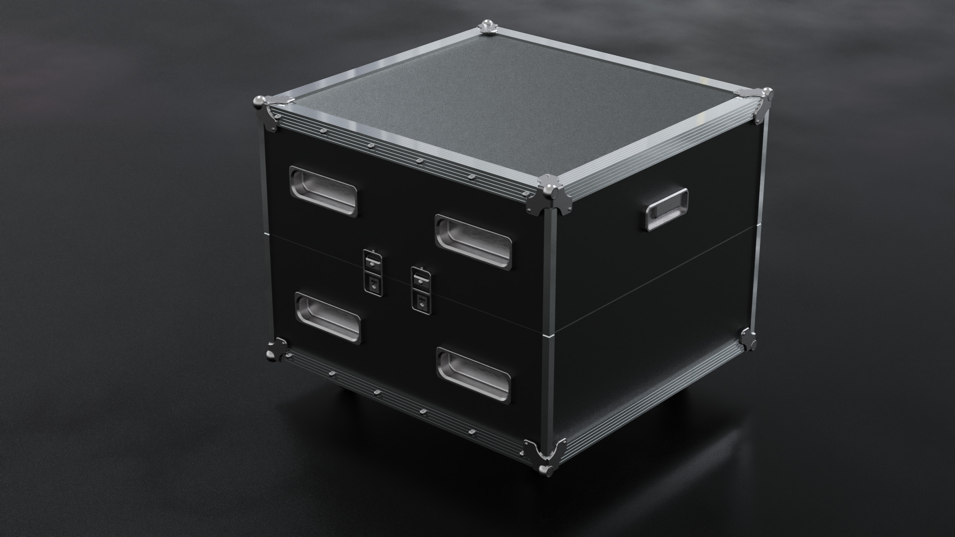 Case slant transport plant box 3D model_7