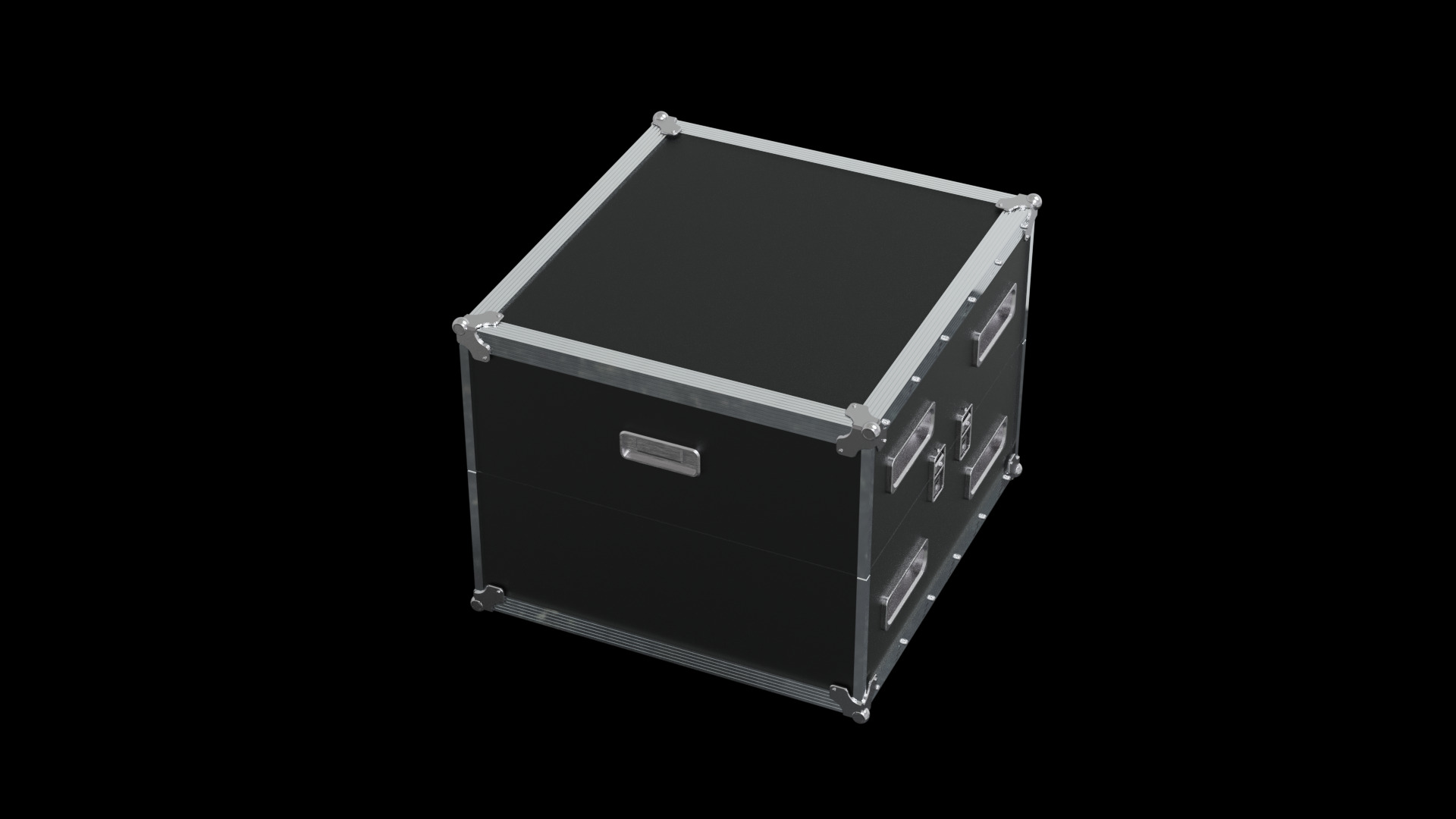 Case slant transport plant box 3D model_1