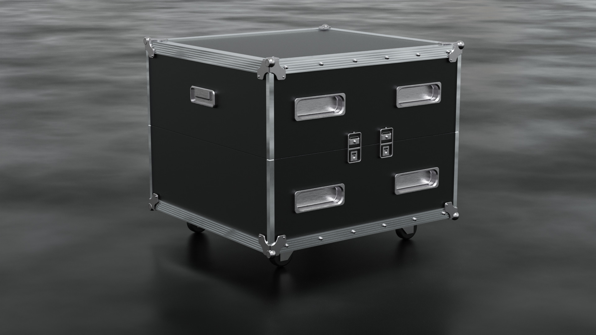 Case slant transport plant box 3D model_6