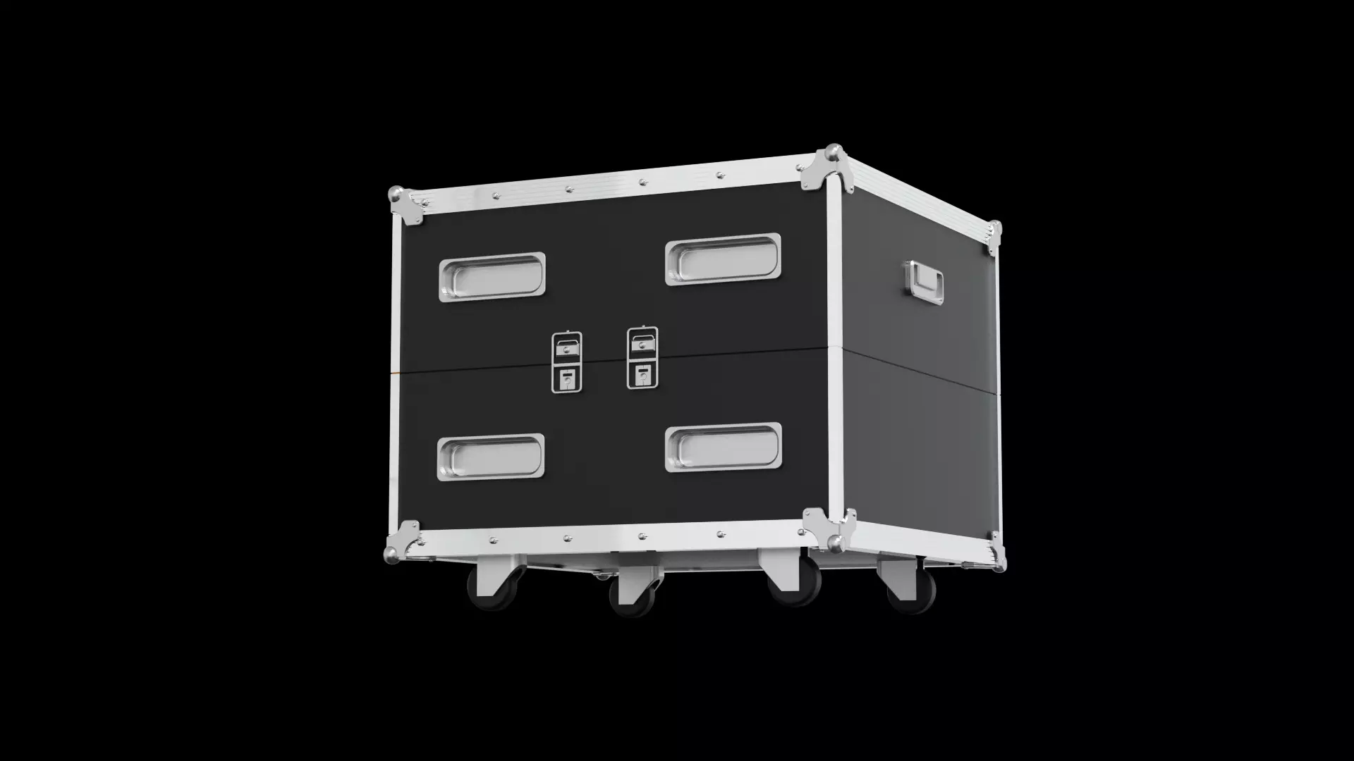 Case slant transport plant box 3D model_0