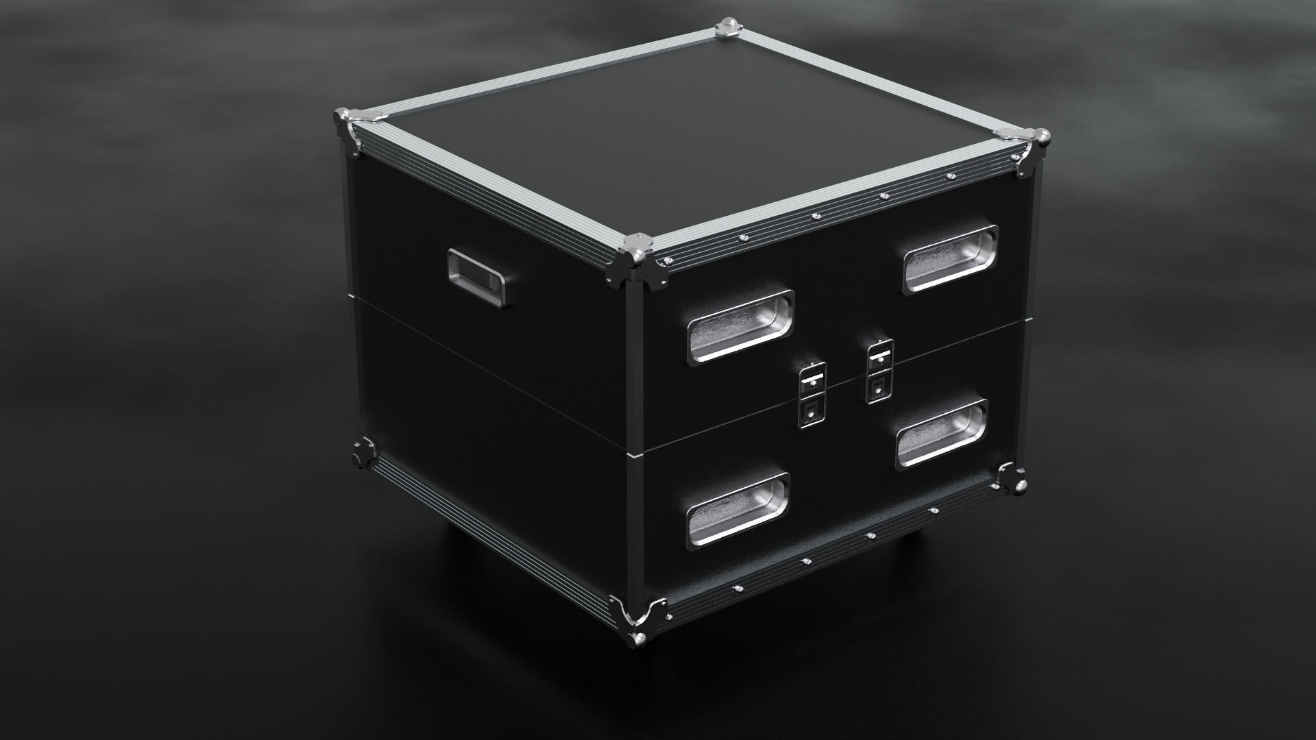 Case slant transport plant box 3D model_5