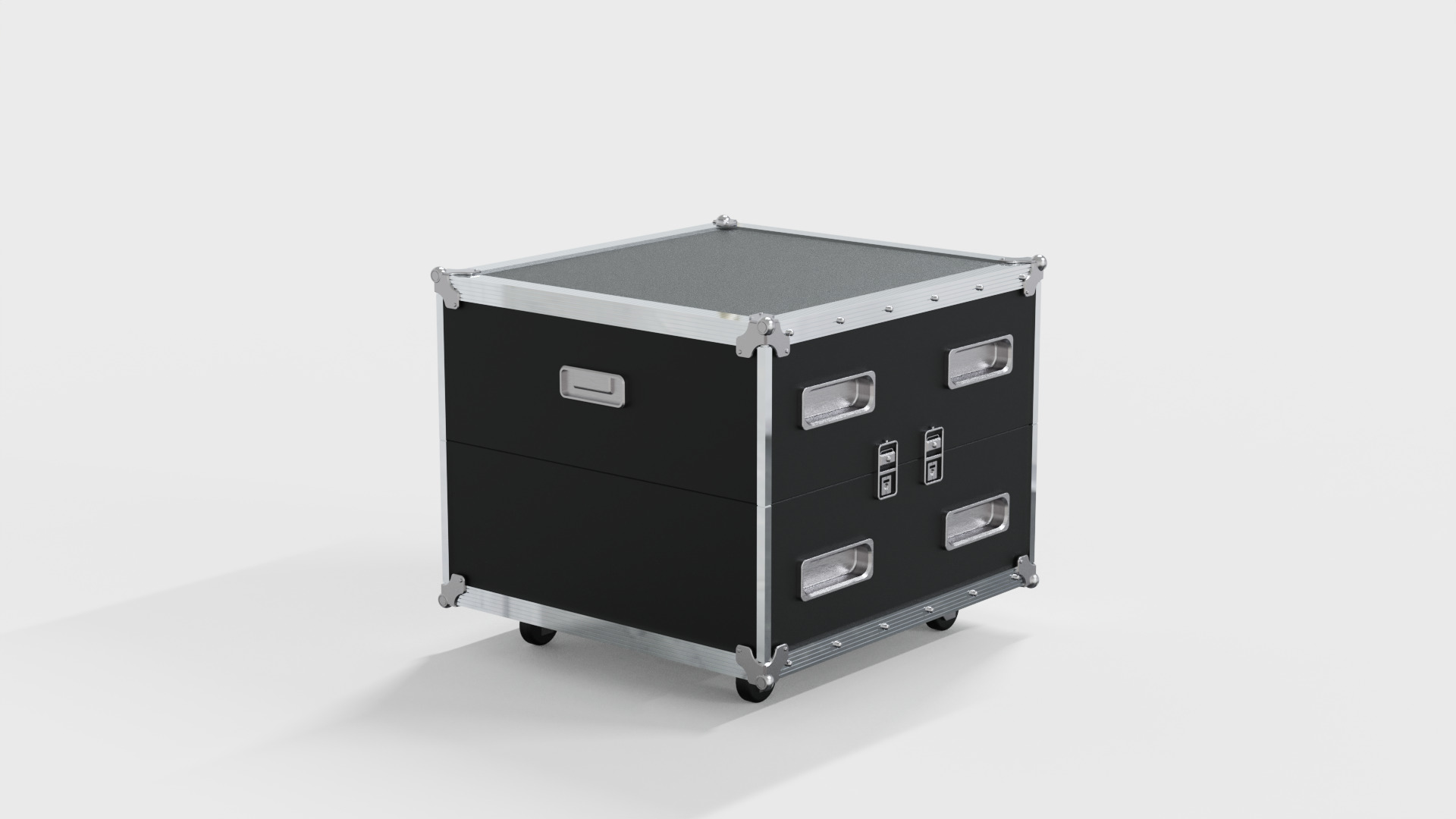 Case slant transport plant box 3D model_11
