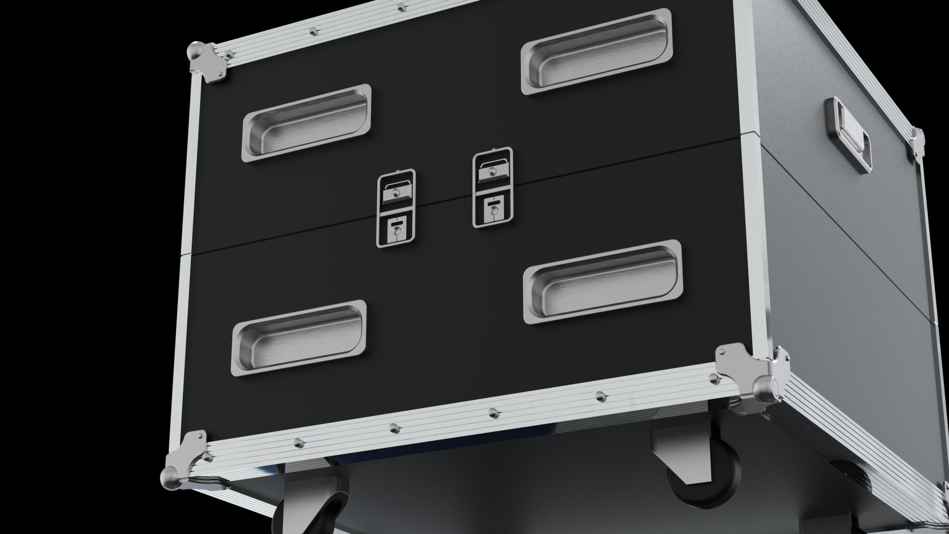 Case slant transport plant box 3D model_3