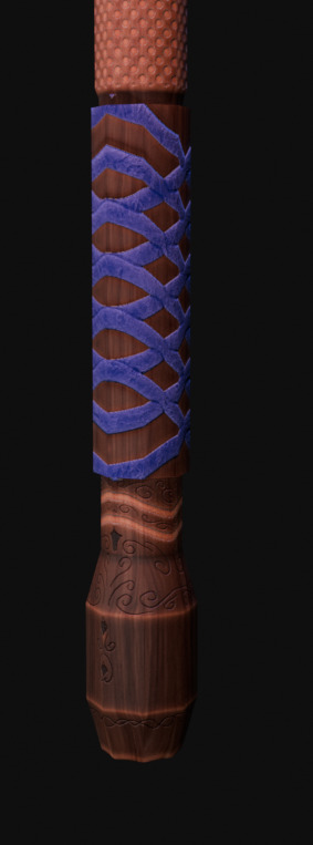 Great Axe Game Ready Asset Low-poly 3D model_5