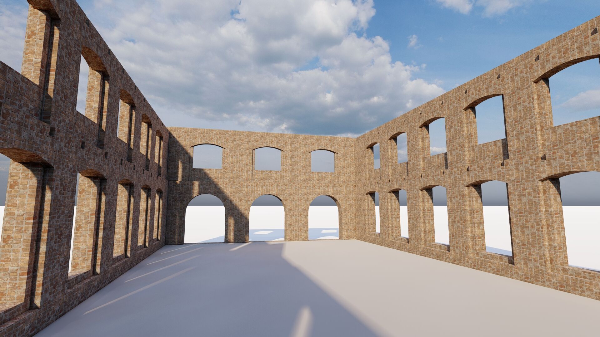 Commercial building-building classic 3D model_9