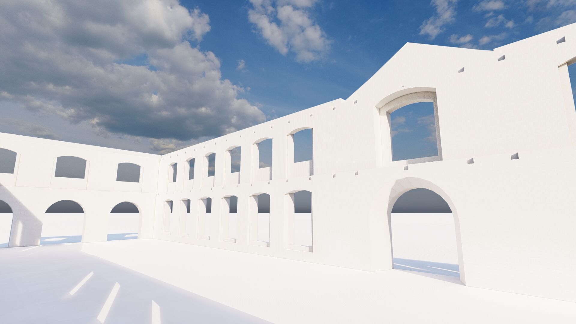Commercial building-building classic 3D model_18