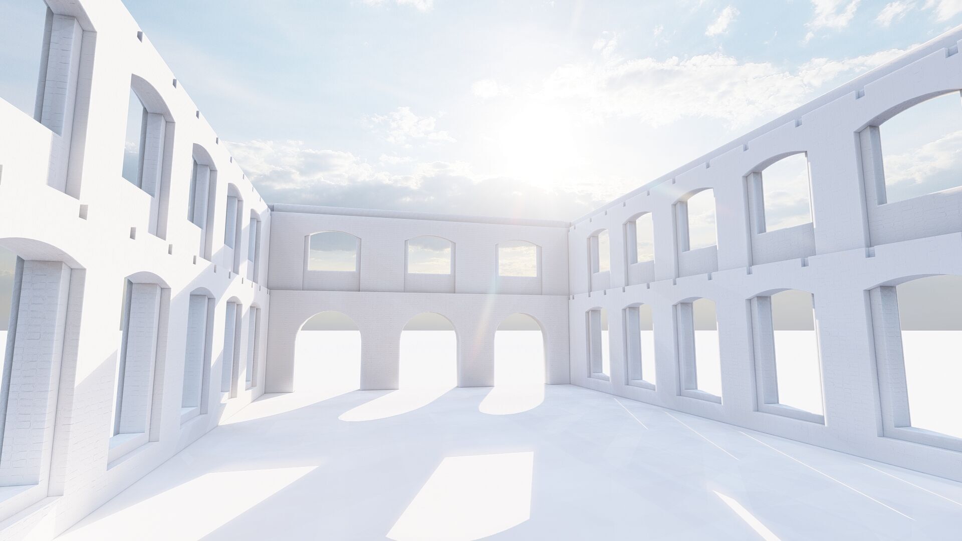 Commercial building-building classic 3D model_19