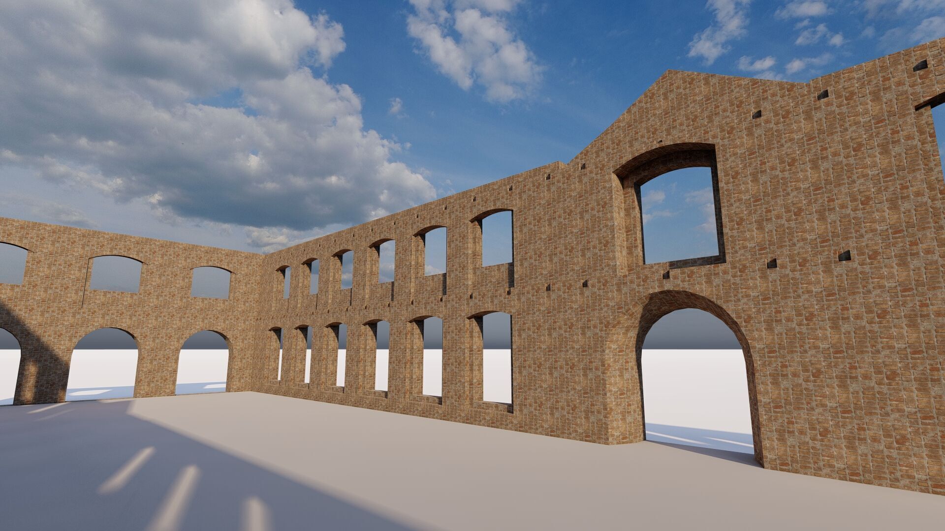 Commercial building-building classic 3D model_8