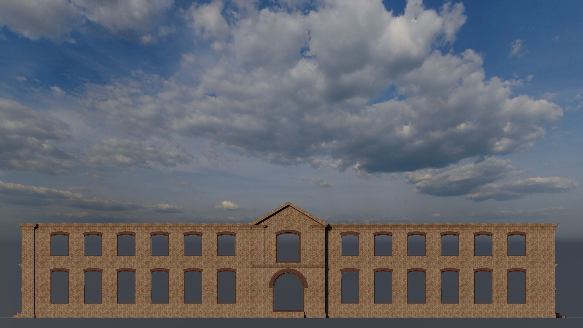 Commercial building-building classic 3D model_4