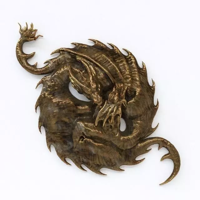 Dragon 3D panno 3D model_0