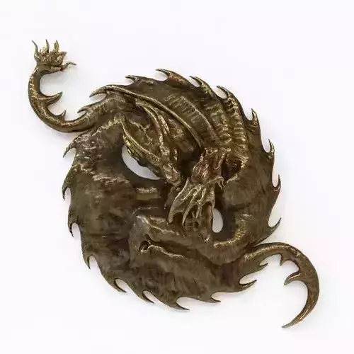 Dragon 3D panno 3D model
