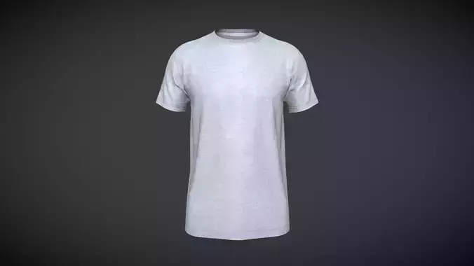 Basic Regular T-shirt In Low Poly