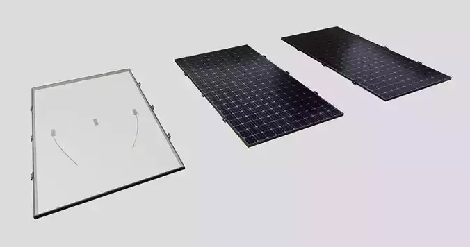 Black Framed Solar Panel 550W 2278x1134x35m