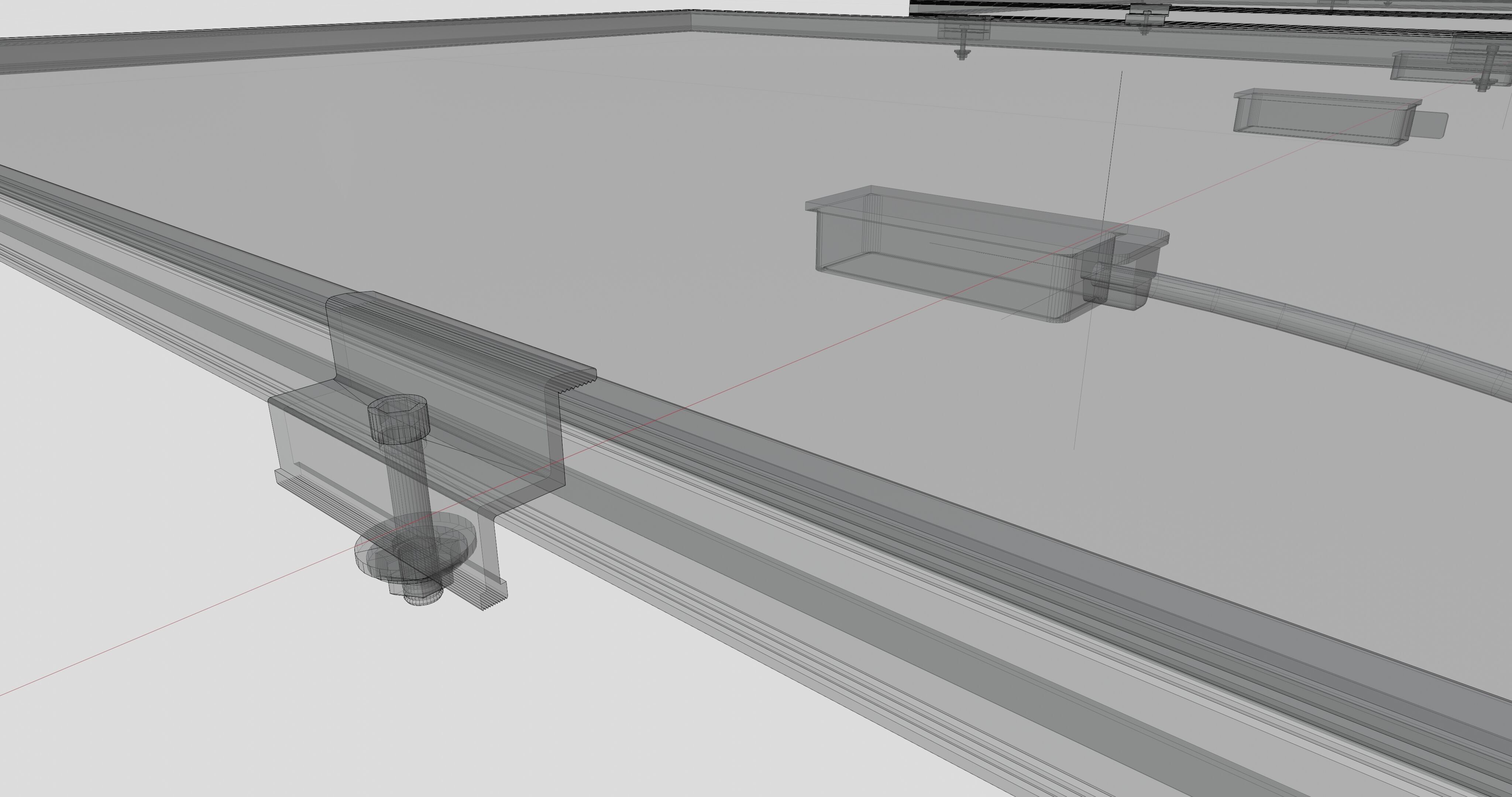 Black Framed Solar Panel 320W 1950x990x35mm 3D model_29