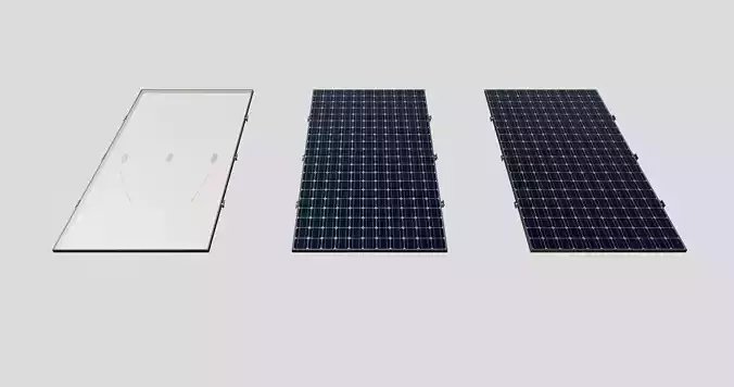 Black Framed Solar Panel 320W 1950x990x35mm