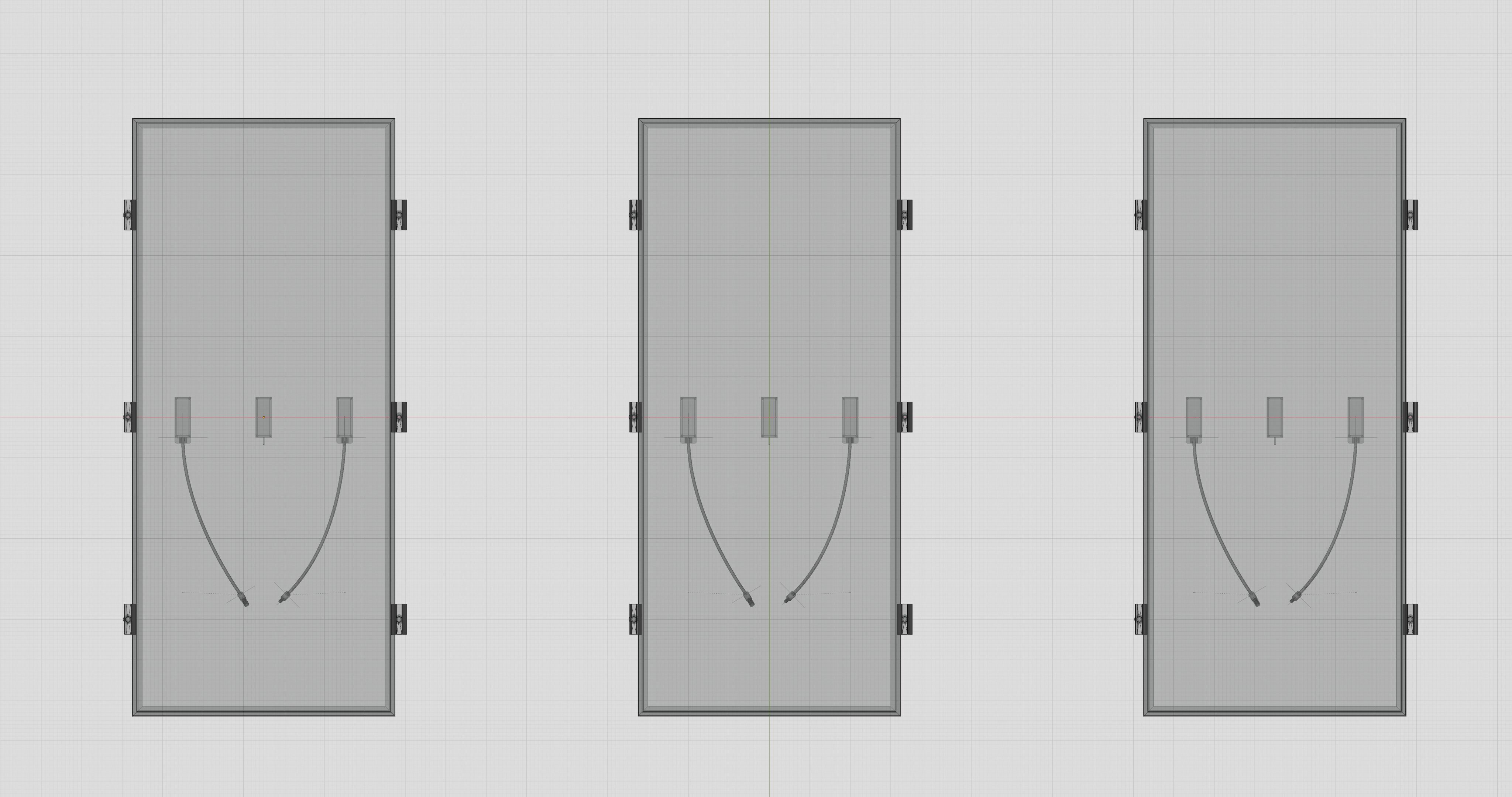 Black Framed Solar Panel 160W 1480x670x35mm 3D model_18