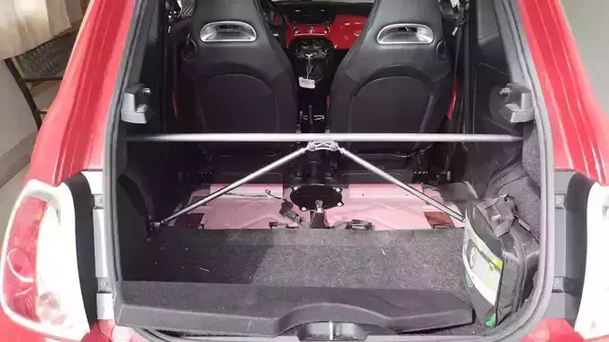Adjustable Strut Brace for Abarth 500 3D model