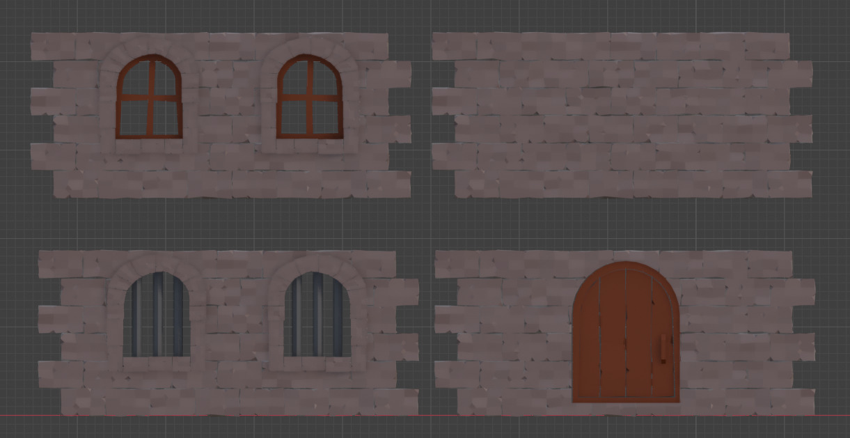 Medieval Low-Poly 3D Asset Pack Low-poly 3D model_3