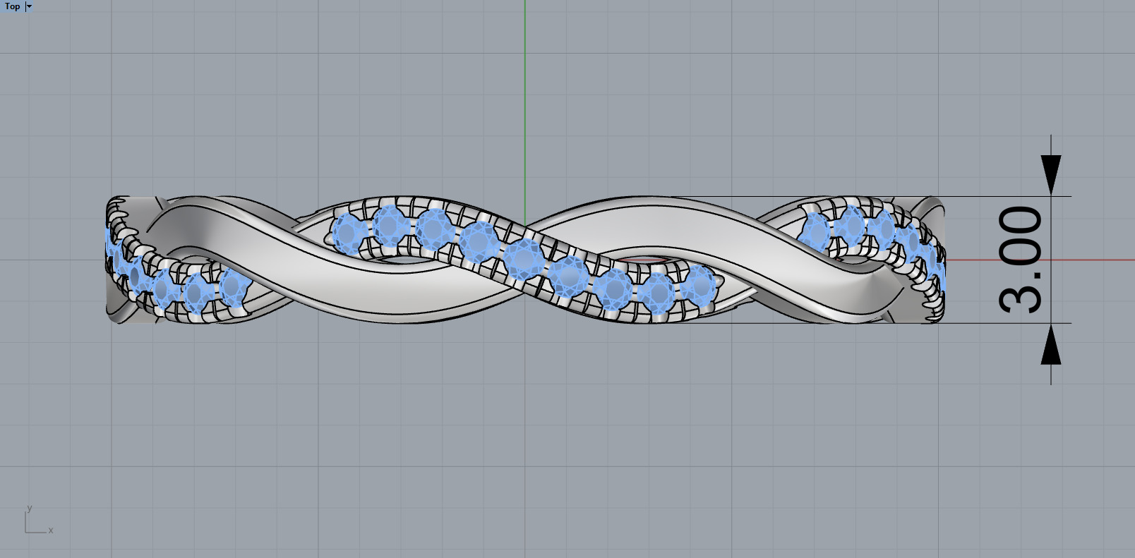 knot ring model 742 3D print model_5