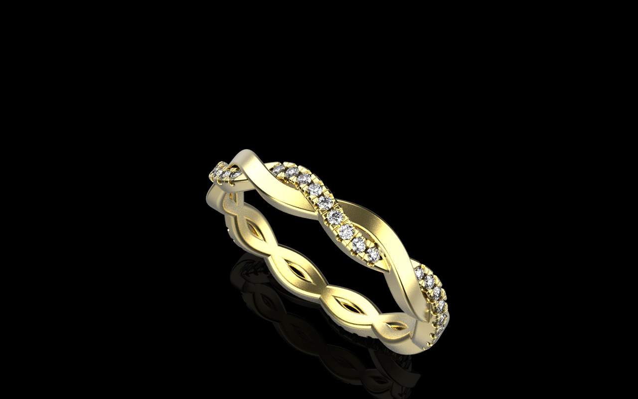 knot ring model 742 3D print model_23