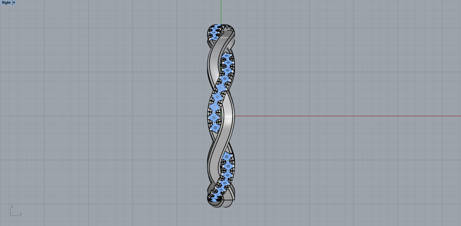 knot ring model 742 3D print model_7