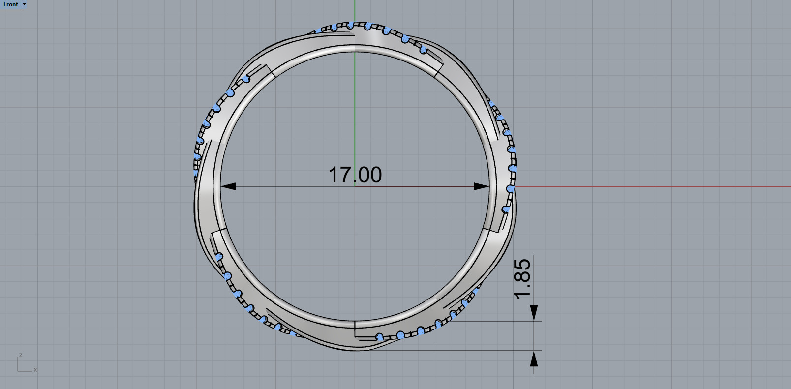 knot ring model 742 3D print model_6